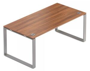 Stůl Creator 180 x 90 cm, šedá podnož, 2 nohy