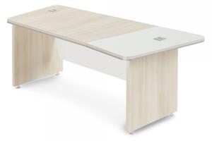 Rohový stůl TopOffice Premium 203,2 x 102,7 cm, pravý