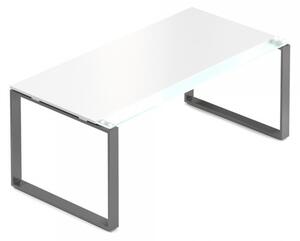 Stůl Creator 180 x 90 cm, grafitová podnož, 2 nohy