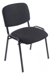 Jídelní / konferenční židle Kenna XL látkový potah, černá