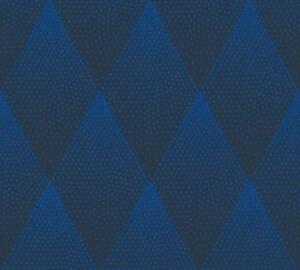 Vliesová tapeta na zeď New Walls 37419-1 | 0,53 x 10,05 m | modrá | A.S. Création