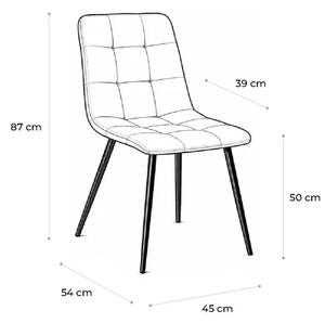 Jídelní stůl NEROSS 180 černá + 4ks jídelní židle ARIA šedá