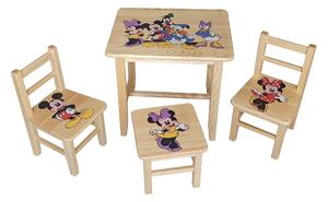 Dětský stůl s židlemi mickey (Výběr ze sedmi vzorů )