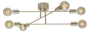 Cottex P7216BM - Přisazený lustr BATON 6xE27/60W/230V mosaz