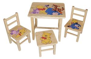 Dětský Stůl s židlemi Pů (Výběr z osmi vzorů)