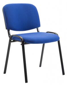 Jídelní / konferenční židle Kenna látkový potah, modrá