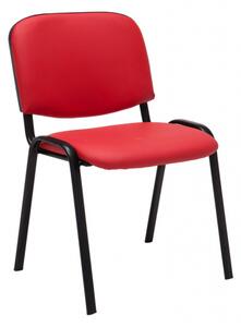 Jídelní / konferenční židle Kenna syntetická kůže, červená