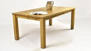 Masivní jídelní stůl dubový, Alexandra 160 x 90