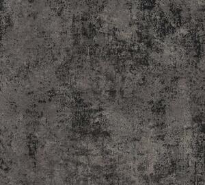 Vliesová tapeta na zeď New Walls 37425-6 | 0,53 x 10,05 m | černá, šedá, metalická | A.S. Création