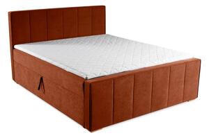 Boxspring postel RITA, 200x160, oranžová (pretty 9)