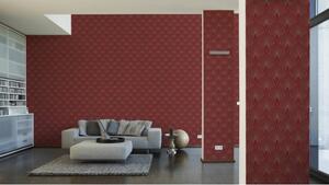 A.S. Création | Vliesová tapeta na zeď New Walls 37427-4 | 0,53 x 10,05 m | červená, zlatá