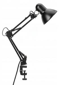 Stolní lampa s klipem 2v1 1xE27/60W/230V černá
