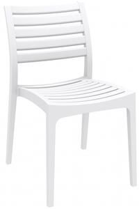 Plastová židle Ares, bílá
