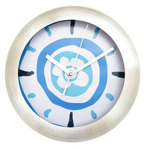 Nástěnné hodiny Timelife 18cm modrá