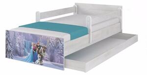 Disney dětská postel Frozen Vodopád 160x80 cm - 2x krátká zábrana bez šuplíku