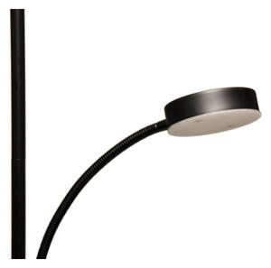 LED Stm. stoj. lampa NORA LED/25W/230V 2200/3000/4000K + LED/5W 3000K černá + DO