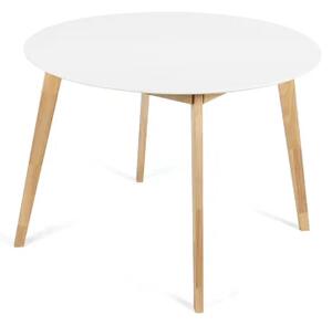 Jídelní stůl SCANDINAVIA 105 cm + 4 ks jídelní židle SCANDINO černá