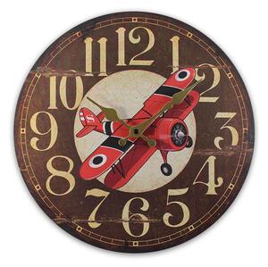 Nástěnné hodiny Timelife 34cm dřevěné
