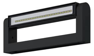Brilagi - LED Venkovní nástěnné svítidlo SALERNO LED/12W/230V 35,5 cm černá IP65