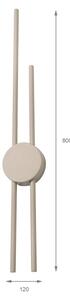 LED Nástěnné svítidlo LANA LED/15W/230V 4000K béžová
