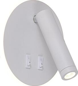 Zuma Line W4107-WH-LED Nást. bodové svítidlo CIRCA LED/5,5W/230V + LED/2,5W bílá