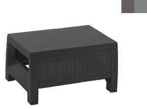 ROJAPLAST Odkládací zahradní stolek - ALLIBERT CORFU, 77x57 cm, plastový Barva: grafit