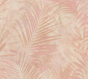A.S. Création | Vliesová tapeta na zeď New Studio 37411-4 | 0,53 x 10,05 m | béžová, krémová, růžová