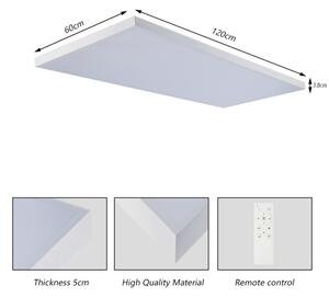 Brilagi-LED Stmívatelné koupelnové svítidlo FRAME SMART LED/96W/230V IP44 bíl+DO