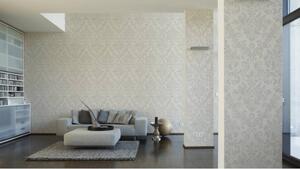 A.S. Création | Vliesová tapeta na zeď New Studio 37413-3 | 0,53 x 10,05 m | bílá, šedá, růžová