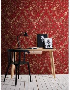 A.S. Création | Vliesová tapeta na zeď New Studio 37413-1 | 0,53 x 10,05 m | červená, zlatá