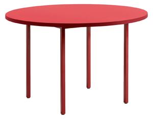 HAY Jídelní stůl Two-Colour Ø120, Red / Red