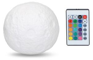 Lampa v designu měsíce RGB barvy dálkové ovládání Timelife 11cm