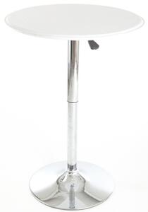 MERCURY stolek MANUEL výškově nastavitelný, bílý