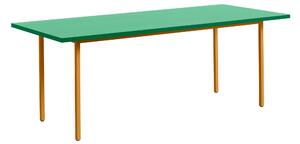 HAY Stůl Two-Colour 200, Ochre / Green Mint