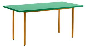 HAY Stůl Two-Colour 160, Ochre / Green Mint