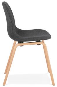 Kokoon Design Jídelní židle Capri Barva: světle šedá/černá