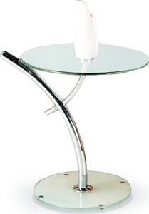 Konferenční stolek SIRI - chromový/sklo