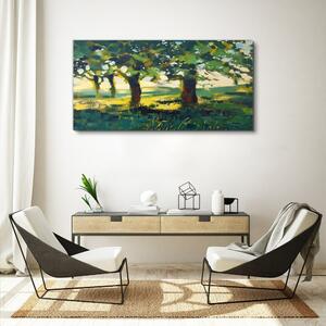 Obraz na plátně Obraz na plátně Abstrakce strom trávy