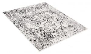 Makro Abra Moderní kusový koberec GRACE 3479A Abstraktní krémový černý Rozměr: 140x200 cm