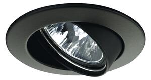 PAULMANN - Zápustné svítidlo Premium výklopné max.50W 12V 51mm černá/hliník, P 17951