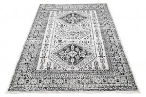 Makro Abra Moderní kusový koberec GRACE 4620C Klasický krémový černý Rozměr: 120x170 cm