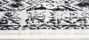 Makro Abra Moderní kusový koberec GRACE 4620C Klasický krémový černý Rozměr: 80x150 cm