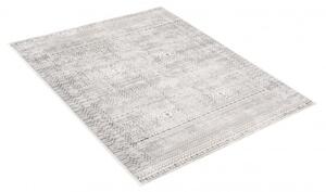 Makro Abra Moderní kusový koberec GRACE 5034A krémový tmavě šedý Rozměr: 80x150 cm