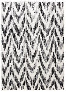 Makro Abra Moderní kusový koberec GRACE 5932A geometrický krémový světle šedý Rozměr: 120x170 cm
