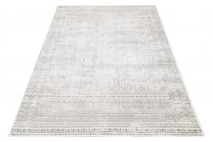 Makro Abra Moderní kusový koberec GRACE 5034A krémový tmavě šedý Rozměr: 80x150 cm