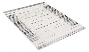 Makro Abra Moderní kusový koberec GRACE 3667A Proužky krémový světle šedý Rozměr: 80x150 cm