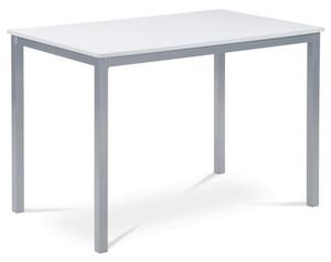 Jídelní stůl GDT-202 bílý / stříbrný