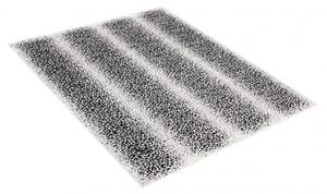 Makro Abra Moderní kusový koberec GRACE 4069A Pruhy krémový tmavě šedý Rozměr: 120x170 cm