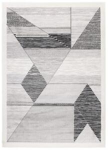 Makro Abra Moderní kusový koberec GRACE 6359A Geometrický krémový světle šedý Rozměr: 120x170 cm