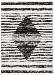 Makro Abra Moderní kusový koberec GRACE 3675A PEKAROVÁ krémový černý Rozměr: 120x170 cm